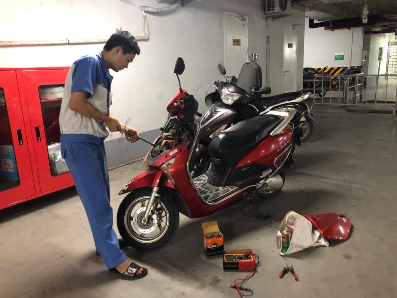sửa xe máy quận long biên