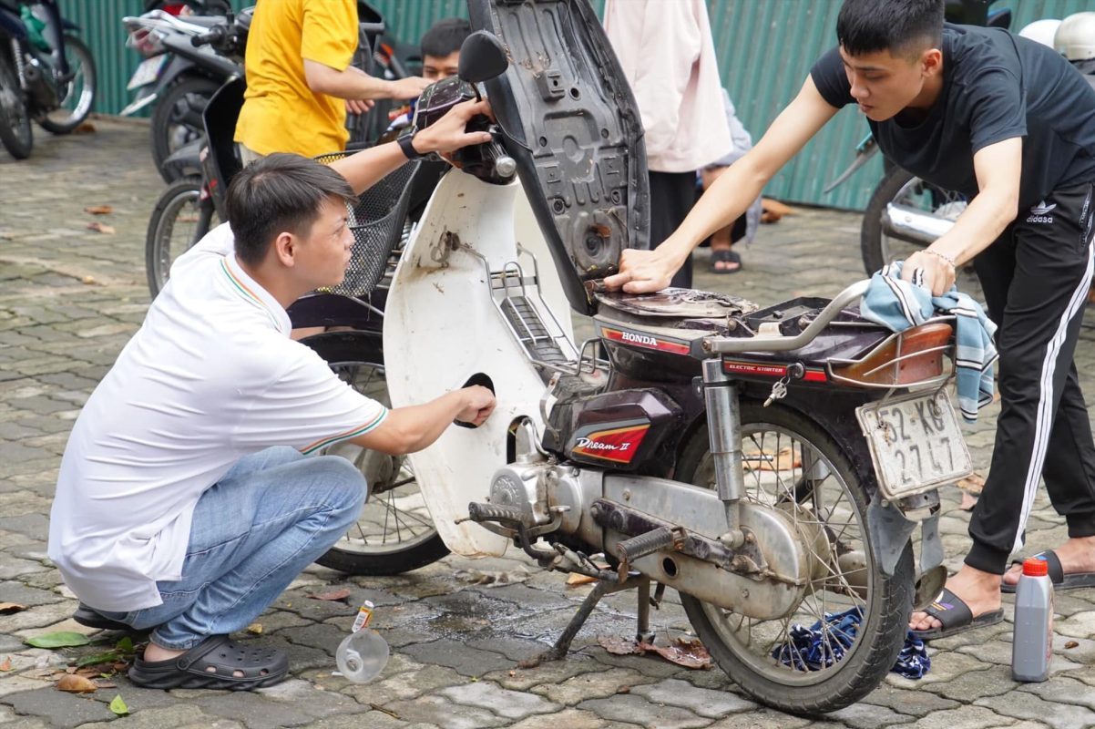 sửa xe máy lưu động quận cầu giấy