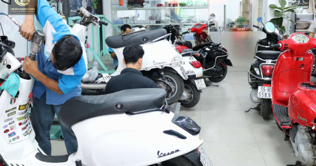 sửa xe máy long biên