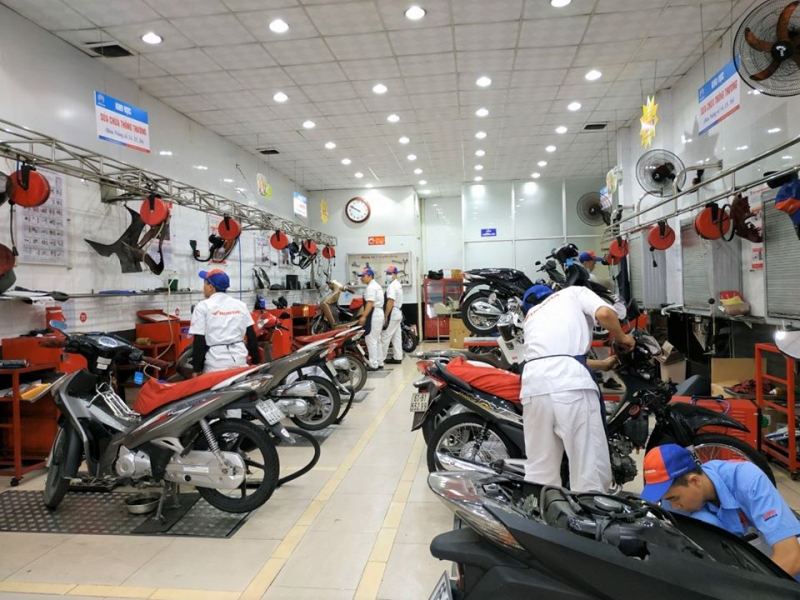 sửa xe máy tại quận Hà Đông