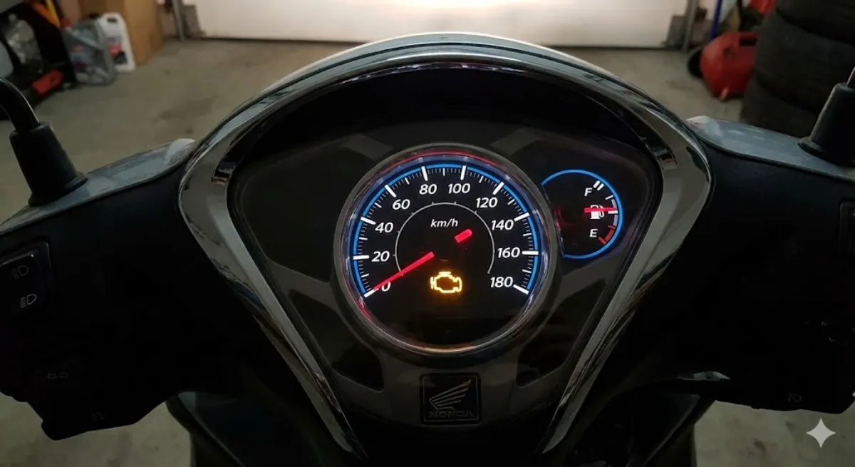 xe máy báo lỗi fi