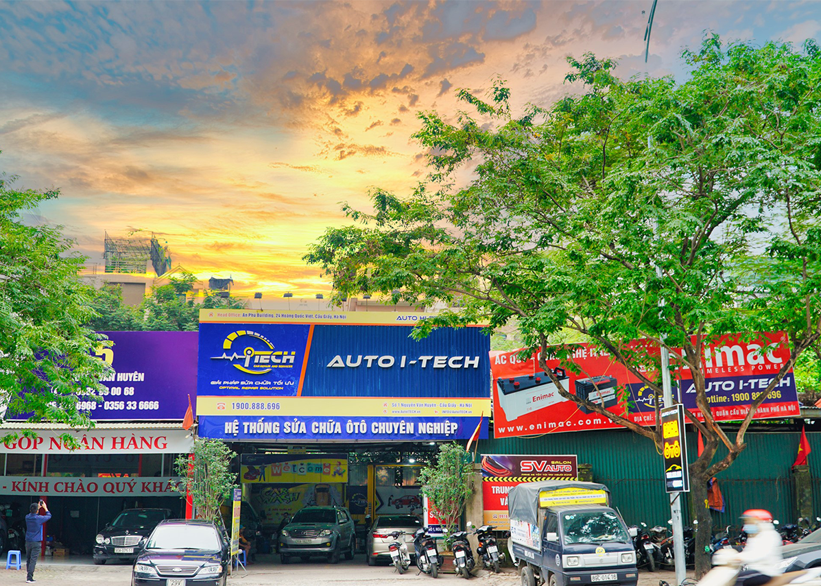 Gara sửa xe ô tô uy tín đường Nguyễn Văn Huyên Cầu Giấy