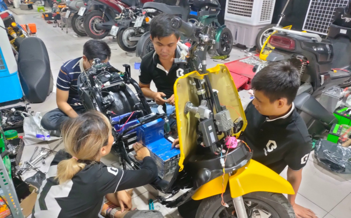 dịch vụ sửa xe điện tại nhà